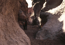 Hiking out to see cave paintings