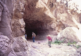 hiking to the cave paintings