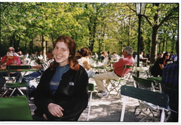 Erica in Englischer garden, Munich