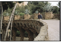 Dan in Parc Guell, Barcelona