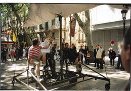 performance art, Las Ramblas