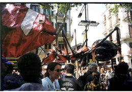 performance art, Las Ramblas