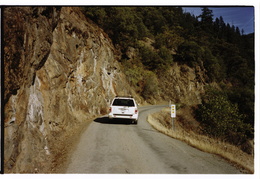 Driving through the Trinity Alps to Oregon