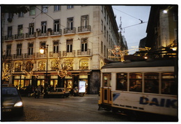 Tram & Christmas decorations