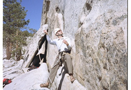 Jim on belay