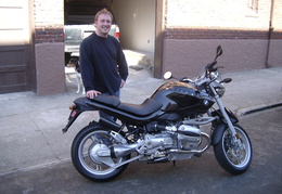 Christian & his new bike