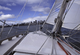 sailing San Francisco bay