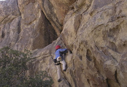 Joshua Tree climbing