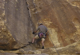 Joshua Tree climbing