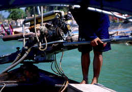 long Tail boats around Ao Nang