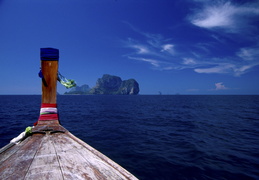 long Tail boat in the Andaman Sea