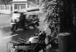 Tuk Tuk in the rain