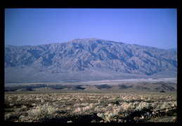 views of the mountains from Death Valley