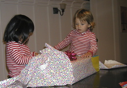 opening gifts