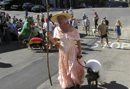 the shepard leads the parade