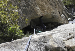 heading up Hanging Teeth