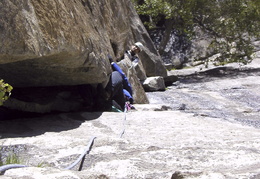 heading up Hanging Teeth