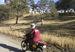 Dave along Old Hernandez Road