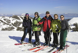 skiing at Squaw