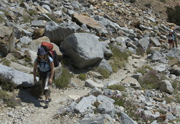 Diane climbing