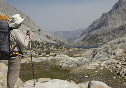 Jim indicating the direction