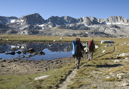 hiking out