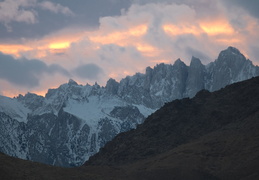 Sunset over the Eastern Sierra