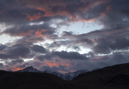 Sunset over the Eastern Sierra