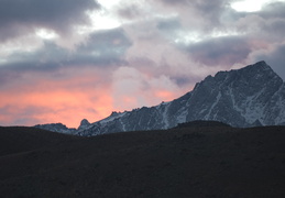 Sunset over the Eastern Sierra