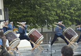 Japanese Taiko drummers