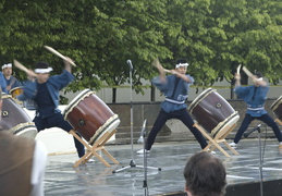 Japanese Taiko drummers