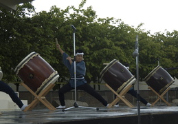 Japanese Taiko drummers