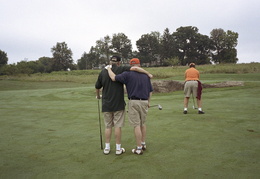 golfing with Jimmy