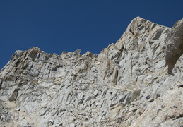 looking up towards the summit of Mt. Conness