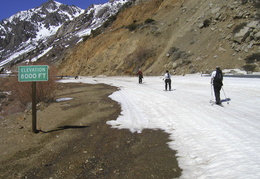 The ski up Tioga Pass Road