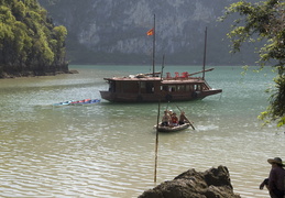 heading onto Cat Ba Island