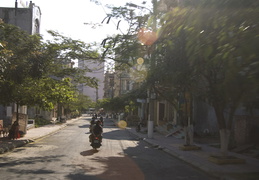 heading to the hotel on Cat Ba Island