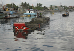 hauling down the Saigon River