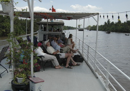kicking back along the Meekong