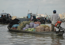 floating market near Can Tho