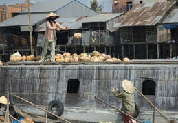 floating market near Can Tho