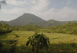 hills over Central Vietnam