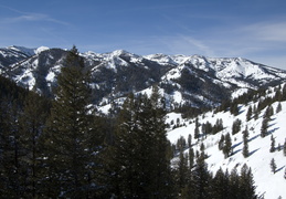 View across the valley