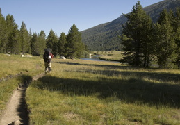 hiking back to the car