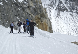 skiing along Tioga Pass Road