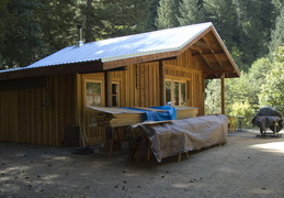 Woodworking barn