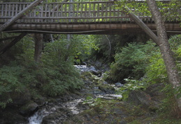 creek and bridge