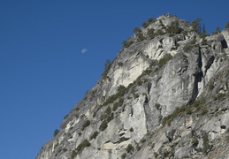 Moon over Washington's Column