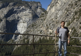 Jim at the top of Vernal Falls