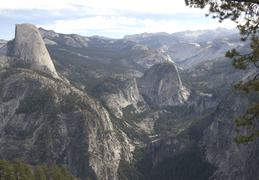 Half Dome, Vernal & Nevada Falls